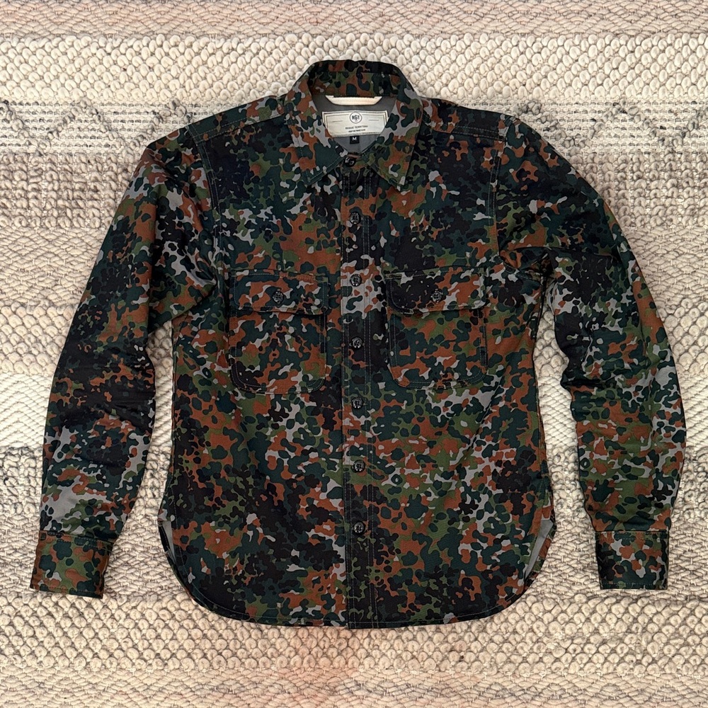Rogue Territory Field Work Shirt Diffusion Camo Long Sleeve Camouflage Utility